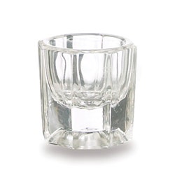 Glass Dappen Dish Clear