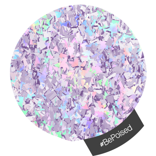 NA315 #BePoised Multi Flake Glitter