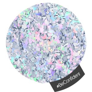 NA322 #BeConfident Multi Flake Glitter