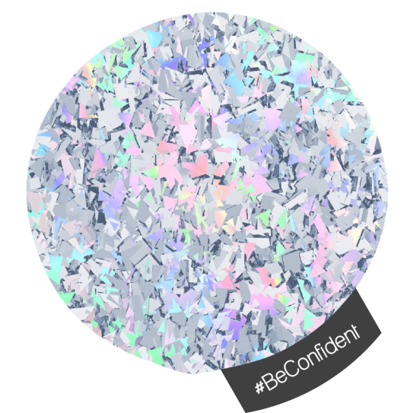 NA322 #BeConfident Multi Flake Glitter