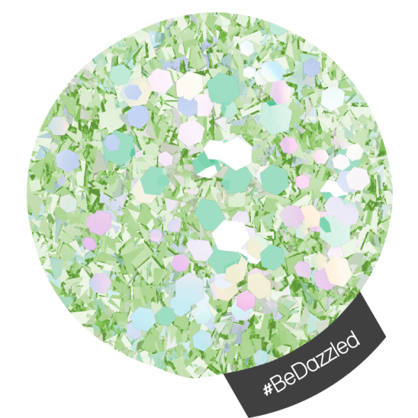 NA325 #BeDazzled Multi Hex Glitter