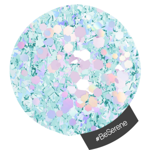 NA328 #BeSerene Multi Hex Glitter
