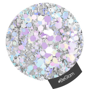 NA329 #BeGlam Multi Hex Glitter