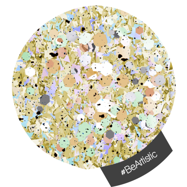 NA330 #BeArtistic Multi Hex Glitter