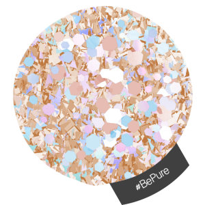 NA333 #BePure Multi Hex Glitter