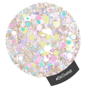 NA334 #BeSweet Multi Hex Glitter
