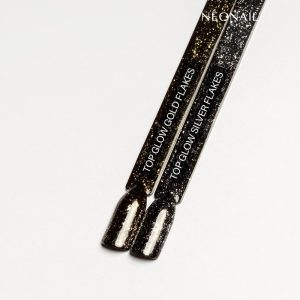 NEONAIL Top Glow Gold & Silver Flakes