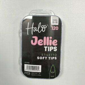 Halo Jellie Nail Tips 120s Stiletto - JS100