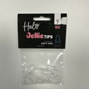 Halo Jellie Nail Tips 50st Almond Sizes 7 - JA117