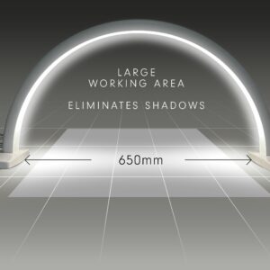 Halo Crescent LED Tafel Lamp - Afbeelding 5
