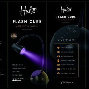 Halo Jellie Tips Flash Cure LED Nail Lamp - E140