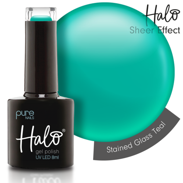 HGP105A7 - Stain Glass Teal Swatch & Bottle